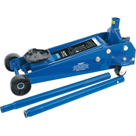 Draper Heavy Duty 3 Tonne Garage Trolley Jack Model 53089 for Automotive and Maintenance Use (1/2)