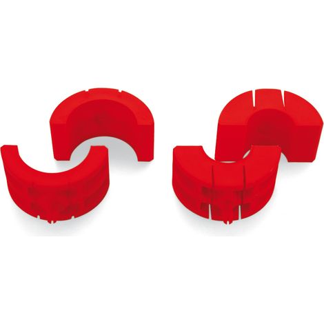 ROTHENBERGER Jeu de mâchoires de serrage pour ROCUT 110, 75 mm, 2 demi-coquilles - 55022