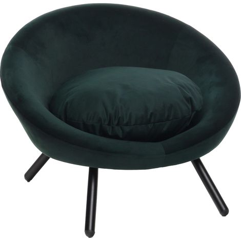 Fauteuil pour chien ou chat Sofa vert 54 x 50 x 40 cm (1/4)