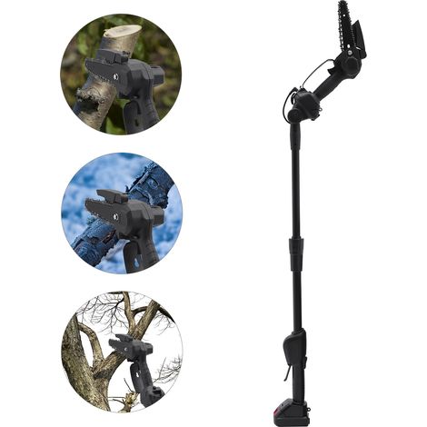 2-in-1 Pole Saw and Cordless Pole Saw for Tree Trimming, Adjustable angle Battery Pole Saw, 21V 1.5Ah Power Pole Saw, Battery Pole Saws for Tree Trimming, Charger and Battery Included (1/4)
