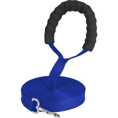 Laisse pour chien 6m en nylon inodore – Poignée rembourrée EVA – Supporte jusqu'à 80kg – Rotation 360° pour éviter les enchevêtrements (1/4)