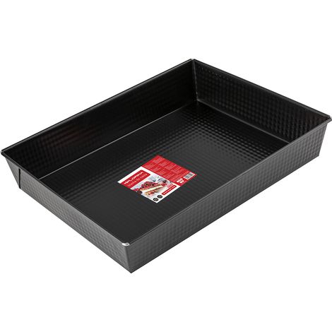 Backblech 36 x 25 x 6 cm, schwarz