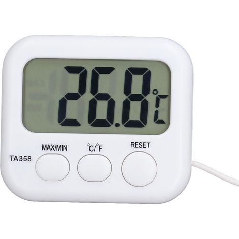 Thermomètre digital LCD pour aquarium avec sonde de température précise