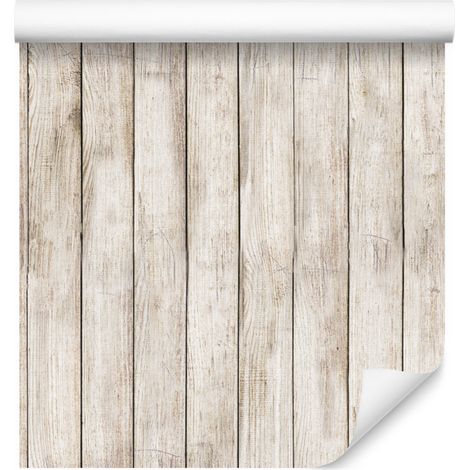 Papier peint à motif de planches de bois pour salon et chambre 50x1000 cm (1/5)