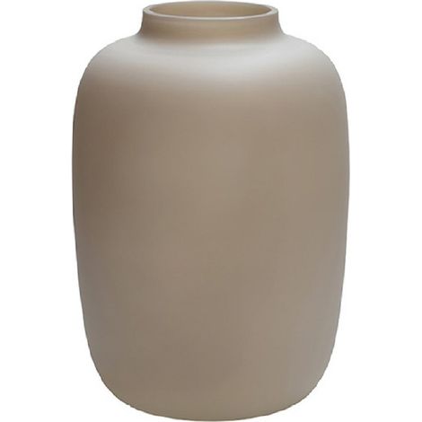 Vase à Fleurs Décoratif pour Bouquet et Décoration Intérieure, Coloris Ivoire Mat - PANGIVO