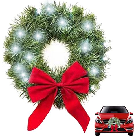 Guirlande lumineuse de Noël pour voiture, camion, SUV, décoration festive avec éclairage (1/5)