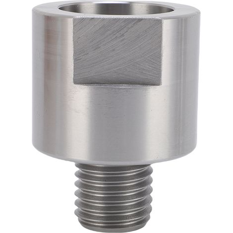 Adaptateur de broche de poupée fixe 1 pouce 8TPI mâle vers 1-1/4 pouce 8TPI femelle pour tour à bois (1/5)