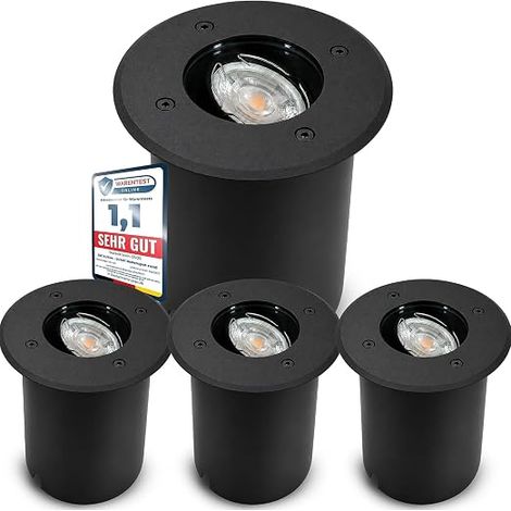 Juavi recessed spotlight round outdoor IP67 swivelling (1/5)