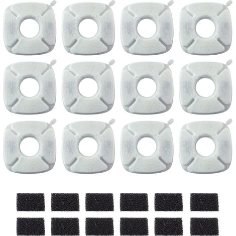 Filtros para dispensador de agua - Filtro de agua estándar compatible con el dispensador de agua VEKEN de 95 oz/2,8 litros, paquete de 12 unidades