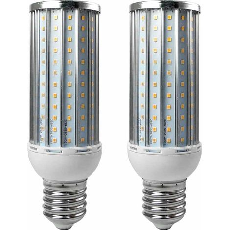 2Pcs E40 50W Ampoule LED Alliage Aluminium Blanc Froid 192X2835 SMD AC 110/220V (1/4)