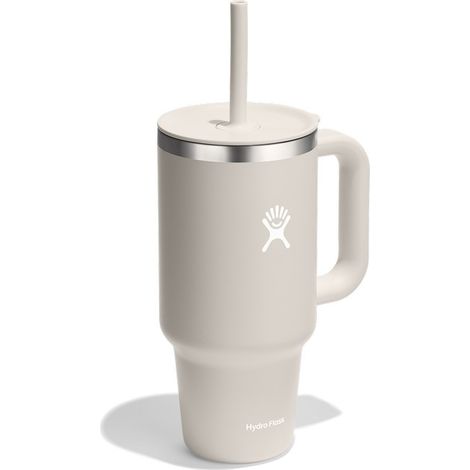 Bicchiere termico da viaggio multifunzione da 32 oz, colore avena, 946 ml / Hydro Flask (1/2)