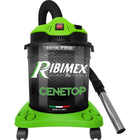 Bidone Aspiracenere Ribitech Cenetop 1200W elettrico (1/10)