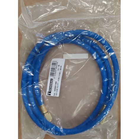 Tuyau flexible pour gaz R22 – Longueur 1500mm – Pression maximale 60 bar – Tube bleu 1/4 SAE – 11458 – Tecnogas - tr422