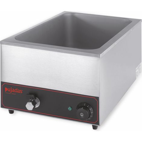 Bain-Marie Professionnel GN 1/1 avec Thermostat et Robinet de Vidange - Pujadas