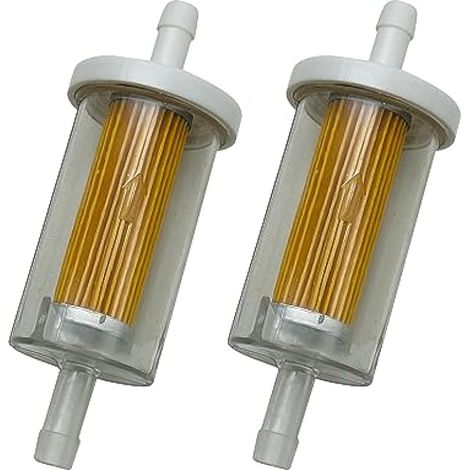 Compatible avec le filtre à carburant en ligne 1/4 pouce pour Briggs Stratton 695666 Filtre à carburant 40 microns (1/3)