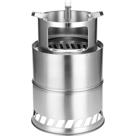 Équipement de camping extérieur : réchauds à bois coupe-vent, fournaises, réchauds de pique-nique portables démontables, réchauds à gaz de cuisson transfrontaliers, réchauds de cuisine portables