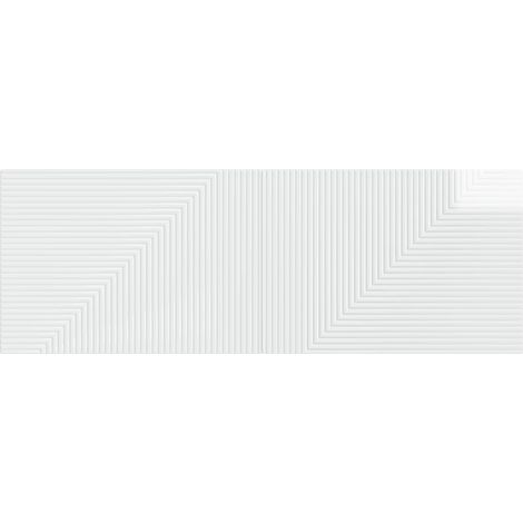 Maison Exclusive - Testiera da Muro HAARLEM Bianco Lucido Legno ingegnerizzato (1/5)