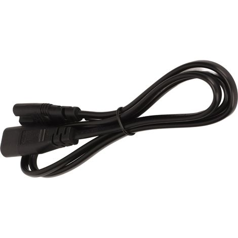 Câble d'alimentation IEC C8 vers C7 1 mètre 1500W pour éclairage de bureau résistant à la chaleur (1/5)