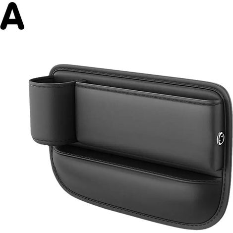 -2 options de remplissage d'espace de siège multifonctions pour remplissage d'espace de siège de voiture avec support de téléphone, cuir PU, intérieur de voiture, organisateur de siège (1/5)