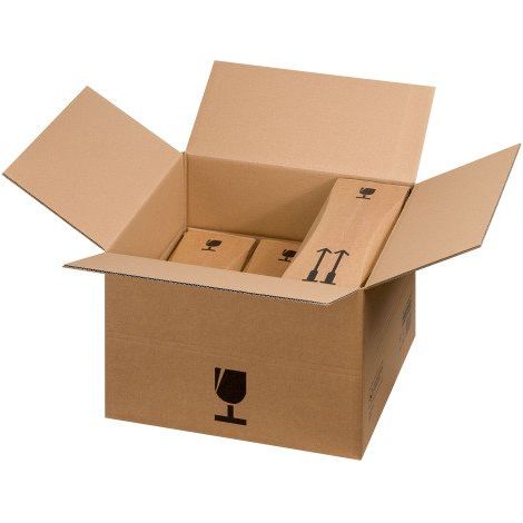 Carton de regroupement 3/6 bouteilles 0,75 L - Lot de 15 (1/2)