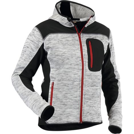 Blakläder Strickjacke, grau / schwarz, Unisex-Größe: S (1/2)