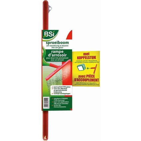 BSI Rampe d'arrosoir adaptable rouge pour jardin (1/3)