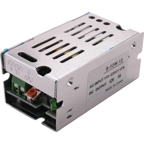 Convertisseur d'alimentation à découpage AC 110-220V 12V 1A 12W pour ruban LED (1/5)