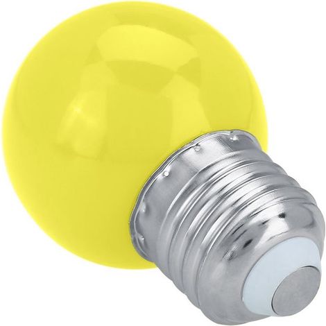 Ampoule LED ronde E27 3W, pour la maison, le bar, les fêtes et les décorations de Noël (jaune) (1/5)