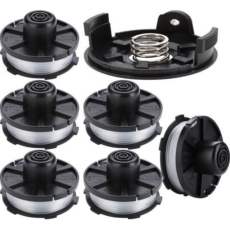 Bobine Fil pour Makita Akku Coupe Bordure DUR181 DUR141 DUR180Z DUR181Z 196146-9 195858-1 (6 Pieces) (1/5)