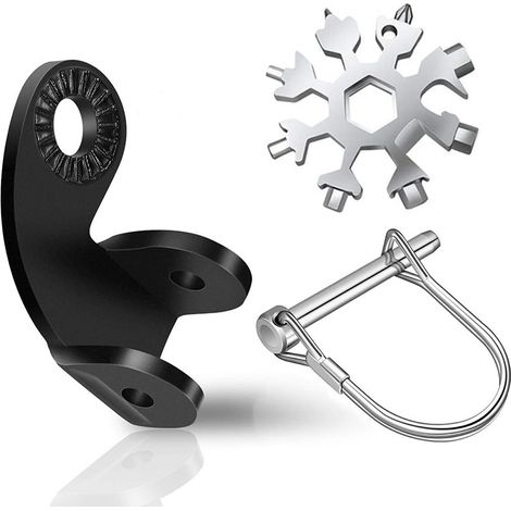 Attelage pour Remorque de Vélo,Connecteur en Attache Remorque de Vélo,Coupleur D'attelage pour Remorque de Vélo (1/5)