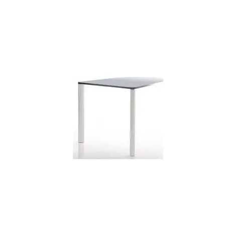 PIED DE TABLE OVALE ALUMINIUM CANNELE - CAMAR - 63770A0B4RN - Lot de 4 (1/2)