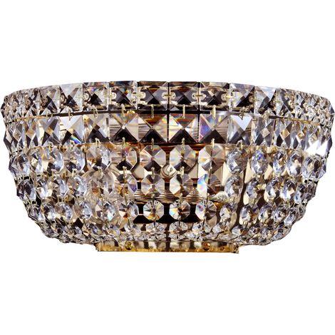 Lampada da parete Royal Classic in Metallo Basfor Oro Antique (1/3)