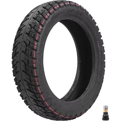 Pneus auto-obturants 10x2.3-6.5 adaptés aux scooters NIU KQi2 et KQi3 avec pneus et valves scellés sous vide. (1/5)