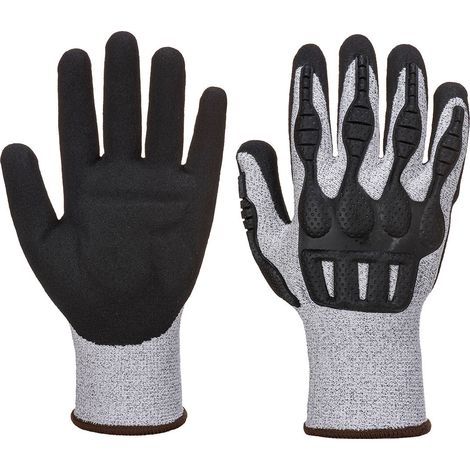 Gant TPV Impact anti-coupure couleur : Gris/Noir taille XXL - PORTWEST