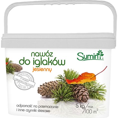 Engrais SUM66 SUMIN pour conifères, seau de 5 kg, composition optimale (1/5)