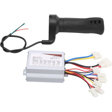 48V 500W Gasgriff mit Bürstenregler und kurzem Kabel für Elektrofahrräder
