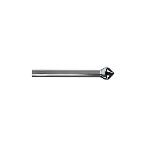 BASTONE METALLO D 20/19 120/210CM BULBO CROMO Q.TA 6
