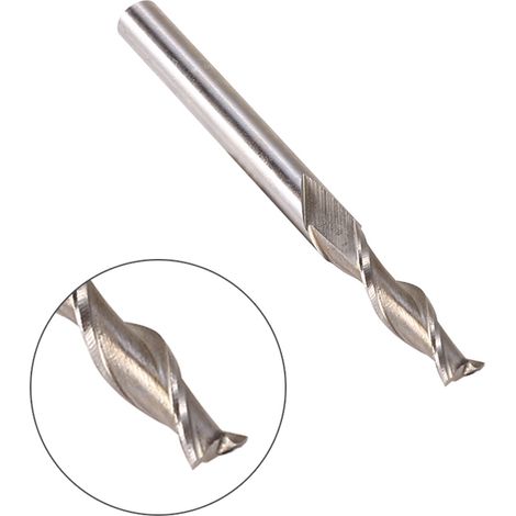 Verlängerter gerader Schaftfräser, 2 Schneiden, 6 x 6 x 24 x 68 mm (1/5)