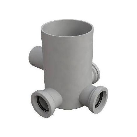 POZZETTO A PAVIMENTO CON BICCHIERE 4 VIE MODELLO ALTO Misura: Diam. 40