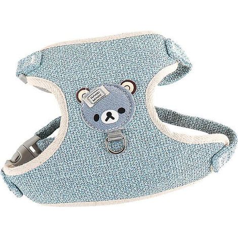 2 Laisse Rglable Pour Lapin, Laisse De Lapin, Accessoires De Lapin, Harnais Et Laisse Pour Lapin, Chat, Petit Animal De Compagnie Bleu (1/5)