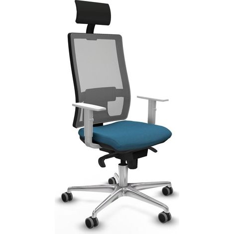 Piqueras y Crespo Horna chaise bureau vert pétrole (1/3)