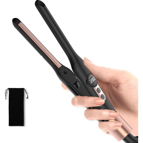 Pince À Cheveux - Ions Négatifs - 4 Régles Température 120 À 180 °C - Écran LCD - Chauffe 30 S - 200 G (1/5)