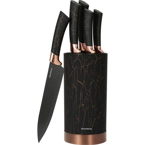 Set di coltelli da cucina in un blocco da 5 pezzi KLAUSBERG KB-7799