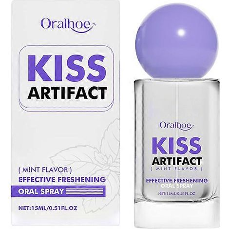 Spray buccal probiotique pour une fraîcheur longue durée, sans alcool, enrichi en probiotiques pour une haleine saine, format voyage. (1/5)