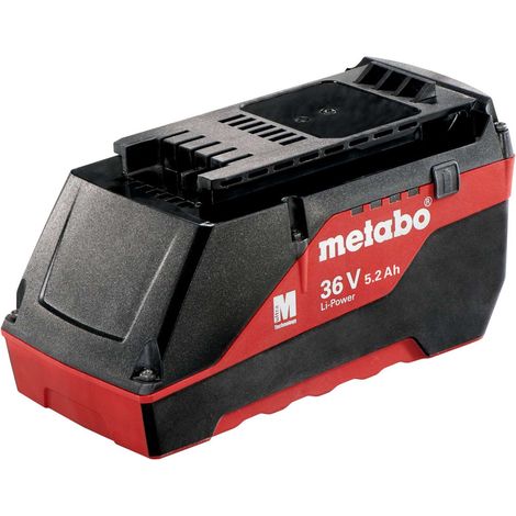 Metabo Batteria Li-Power da 36 V - 5,2 Ah, Extreme, AIR COOLED (625529000)