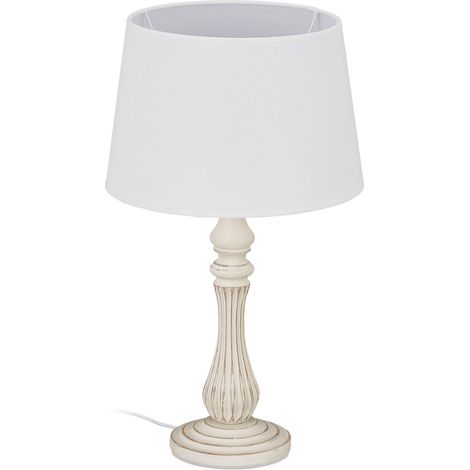 Lampara de mesa de estilo campestre
