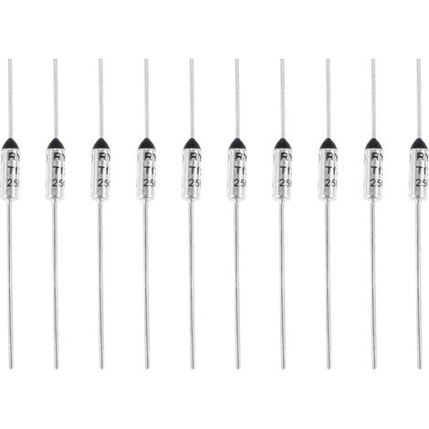 10 pezzi TF Interruttore automatico 240 Celsius 250V 10A Temperatura Fusibili termici (1/4)