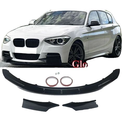 Spoiler avant, plastique ABS de haute qualité, longueur de 177 mm, largeur de 49 mm, hauteur de 11 mm, conçu pour le pare-chocs M Sport