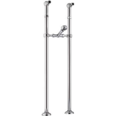 Coppie colonne vasca in ottone cromato (1/3)