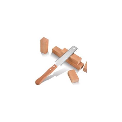 Petite scie à bois manuelle à double tranchant avec lame flexible, divertissement de bricolage, scie à bois légère et tranchante